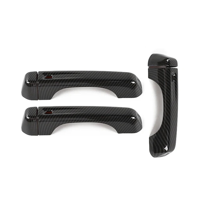 SHINEKA for Jeep Wrangler JL 2018+ ABS Exterior Side Door Handle Tailgate Handle Decoration Cover Stickers for Jeep Wrangler JL