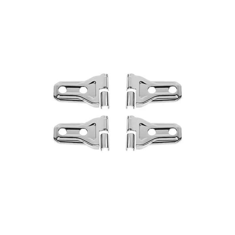 SHINEKA Exterior Accessories for Jeep Gladiator JT Car Door Hinge Protector Trim Cover Stickers Kit for Jeep Wrangler JL 2018+