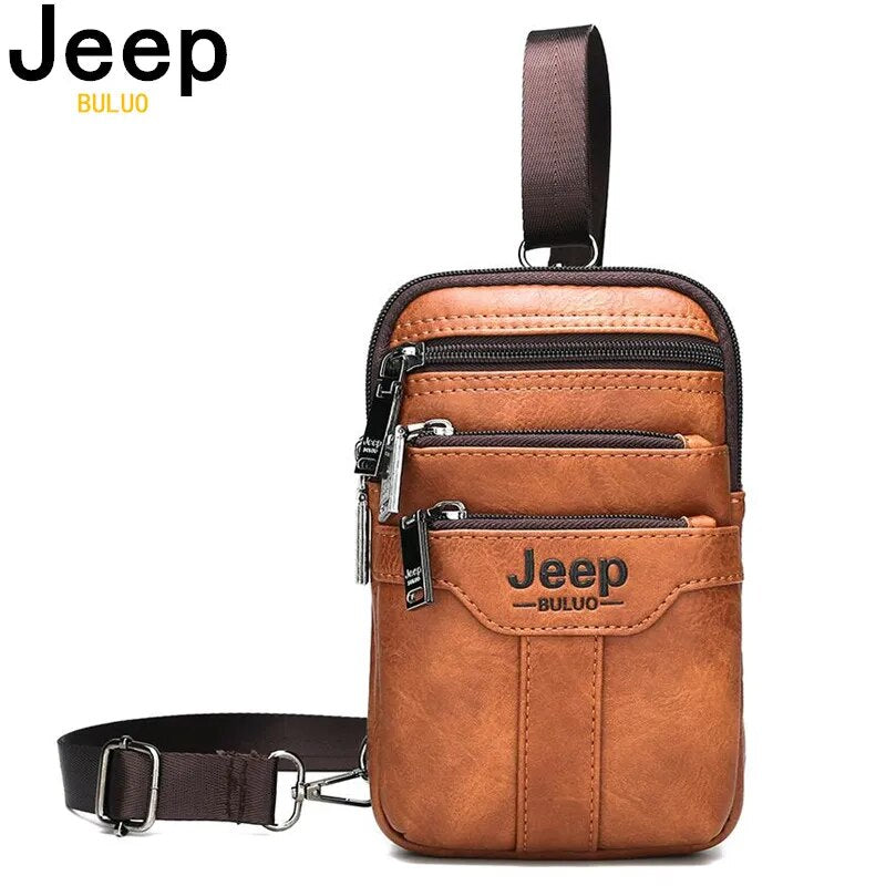 Multi-Function Small Sling Chest Bag Legs Waist Bag for Man New Fashion Casual Crossbody Men Messenger Bags