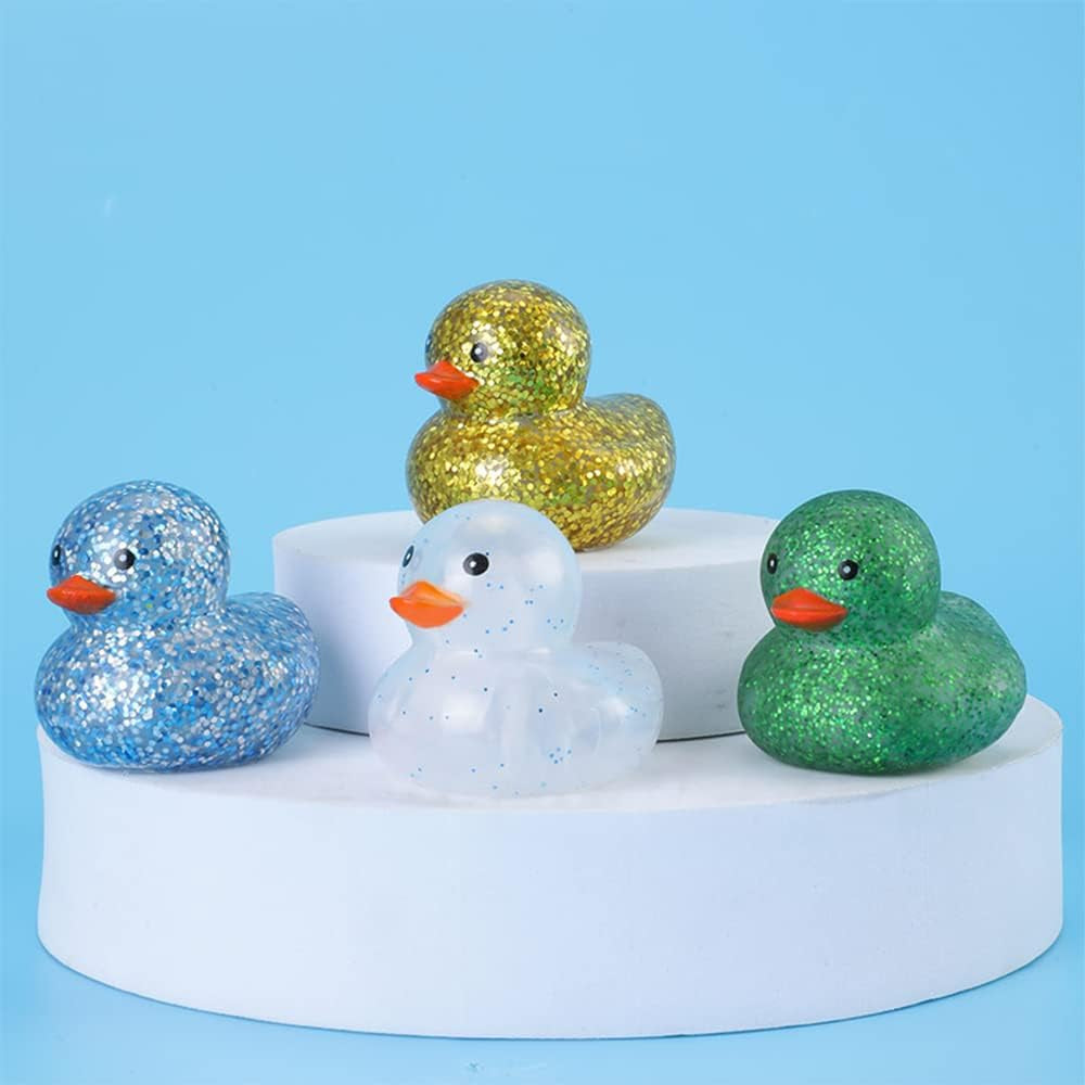16PCS Mini Rubber Duck Toys for Ducking Jeeps in Style