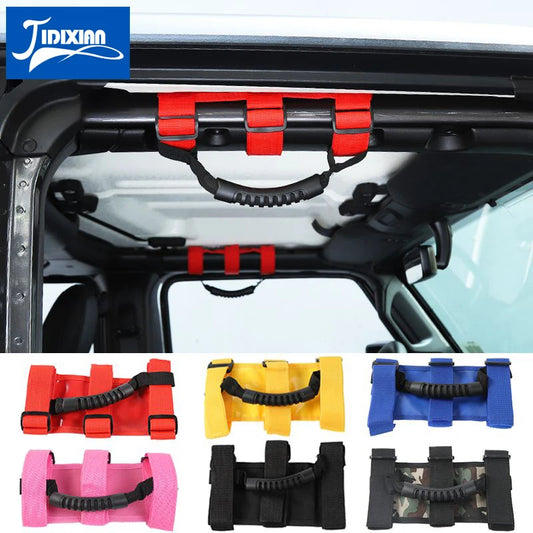 Armrest for Jeep Wrangler TJ JK 1997-2017 Roll Bar Mount Side Grab Handle Kit for Jeep Wrangler JL JT 2018+ Accessories