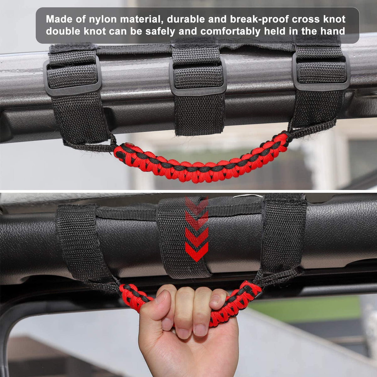 GAIZON Maniglie Roller Bar Con LED Per Jeep - 2 Pezzi Con Luce Regolabile, Ideali Per Avventure Notturne - Foto 7