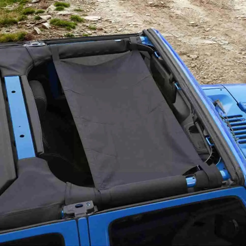 Car Roof Hammock Sunshade Fit for Jeep Wrangler LJ JLU 2-4 for Jeep Doors JT YJ JL Gladiator TJ JK JKU M3C3