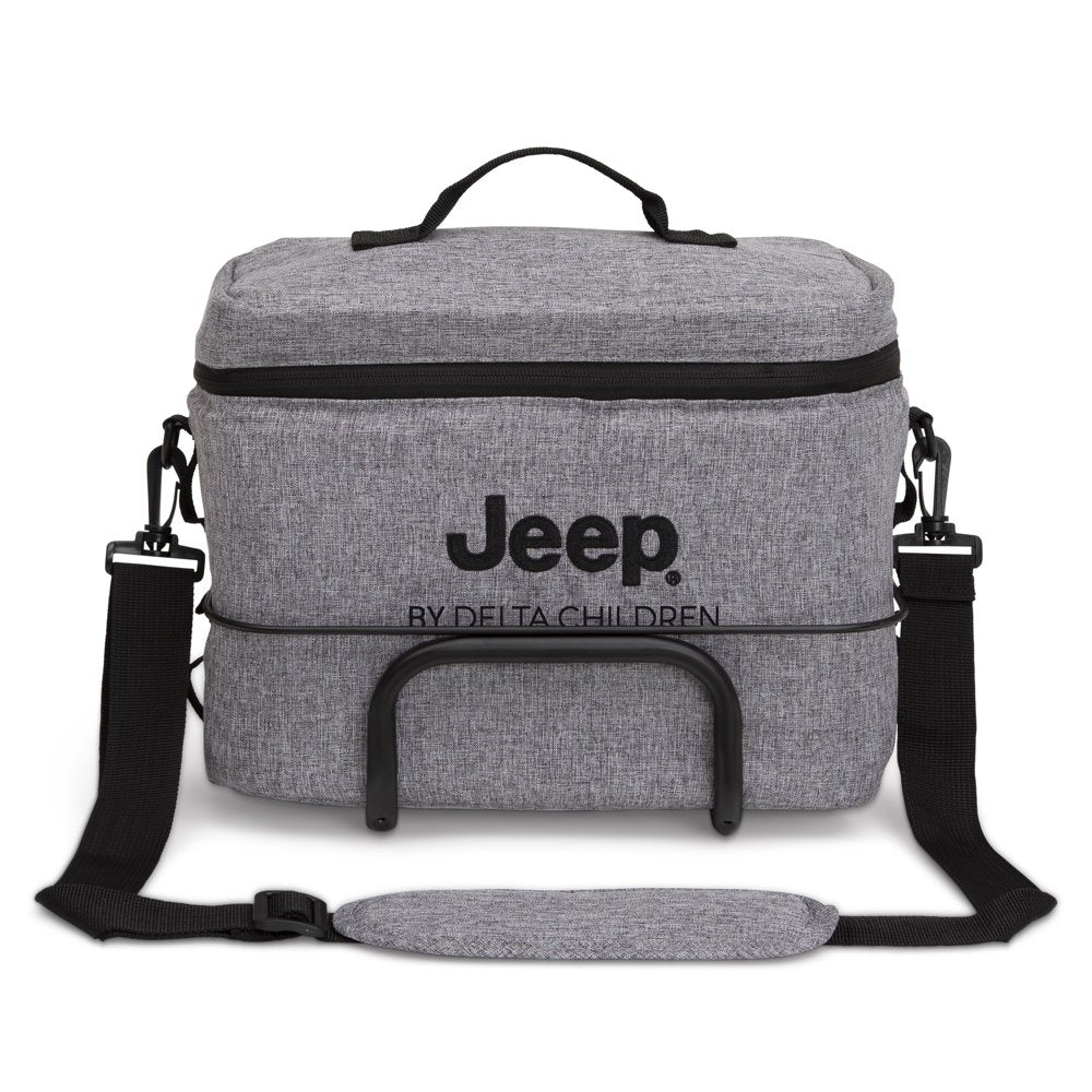 Wrangler Cooler Bag and Frame by  (Works with  Wrangler Stroller Wagon #60001) - Holds 16 Cans or 15 Pounds, Grey