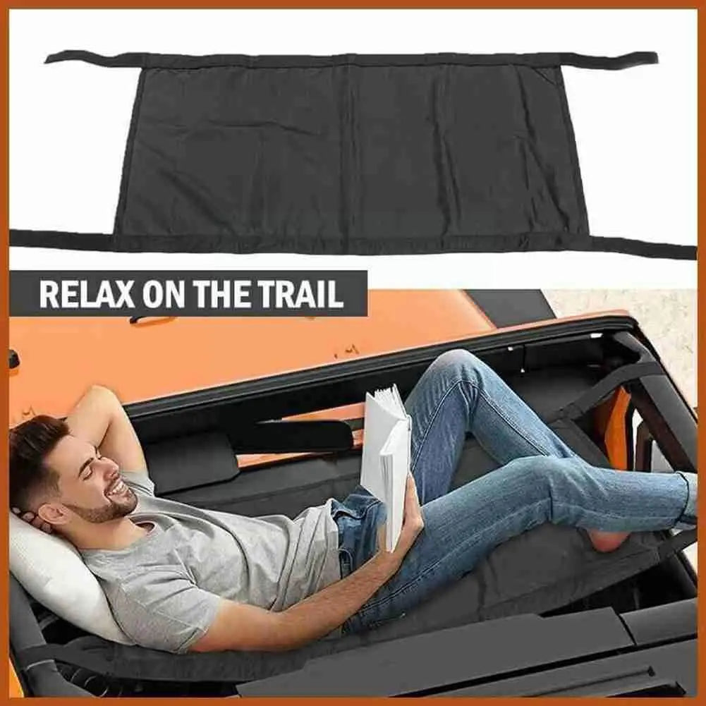 Car Roof Hammock Sunshade Fit for Jeep Wrangler LJ JLU 2-4 for Jeep Doors JT YJ JL Gladiator TJ JK JKU M3C3